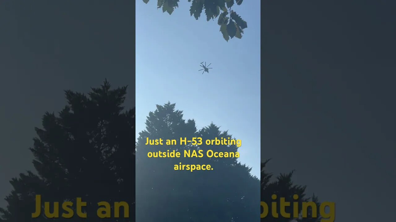 H-53 just doing circles outside Oceana airspace