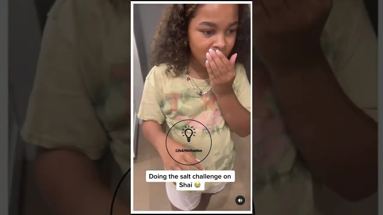 Shai Moss Salt Challenge 🤣 Bow Wow Daughter - Joie Chavis