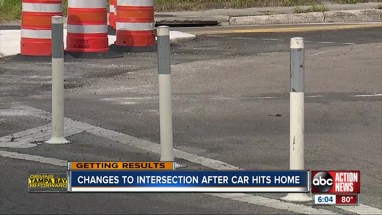 Dozens of severe crashes prompt changes to dangerous Seminole Heights intersection