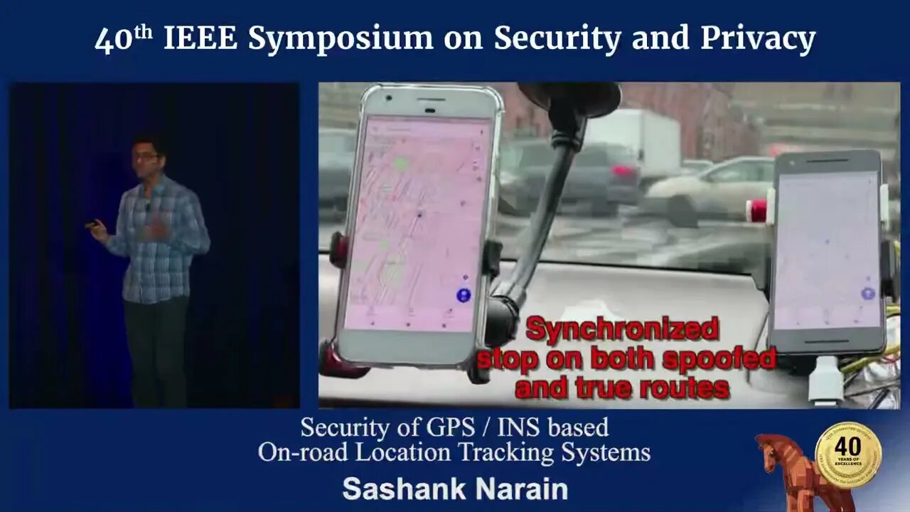 Security of GPS INS based On road Location Tracking Systems