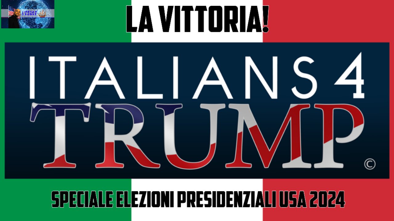 LA VITTORIA! ITALIANS 4 TRUMP Speciale Elezioni presidenziali USA 2024