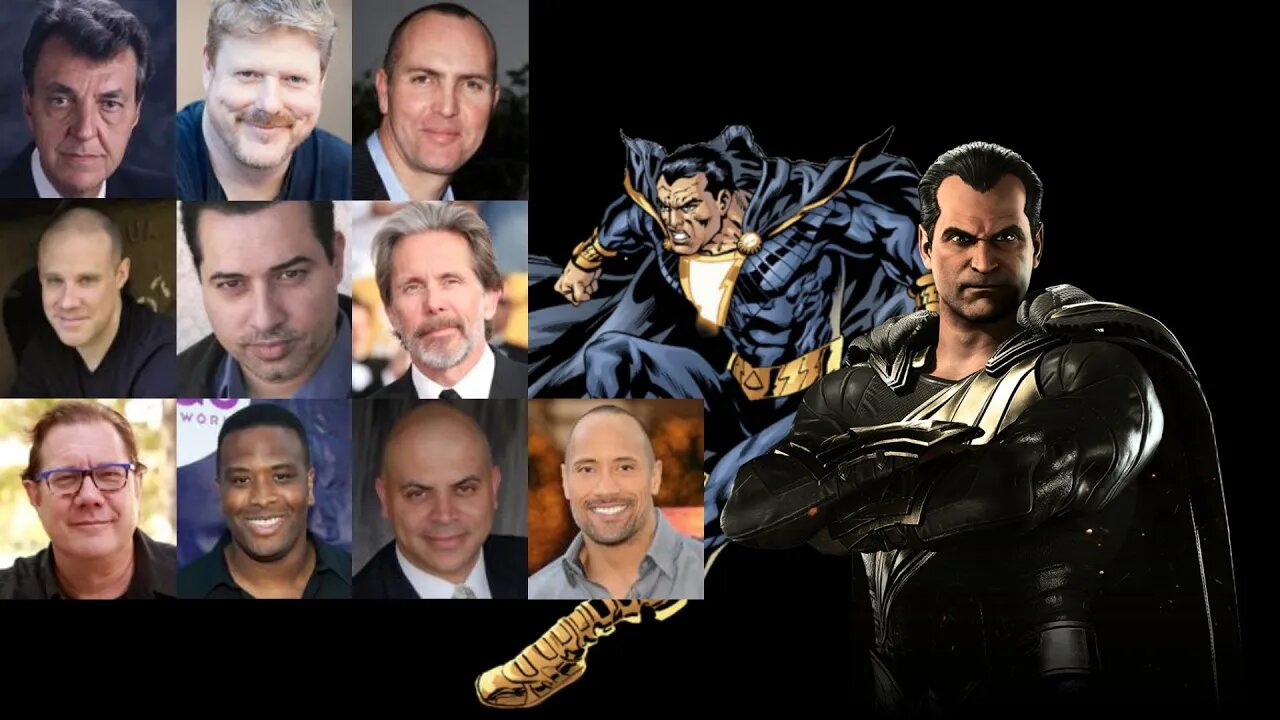 Animated Voice Comparison- Black Adam (Shazam)