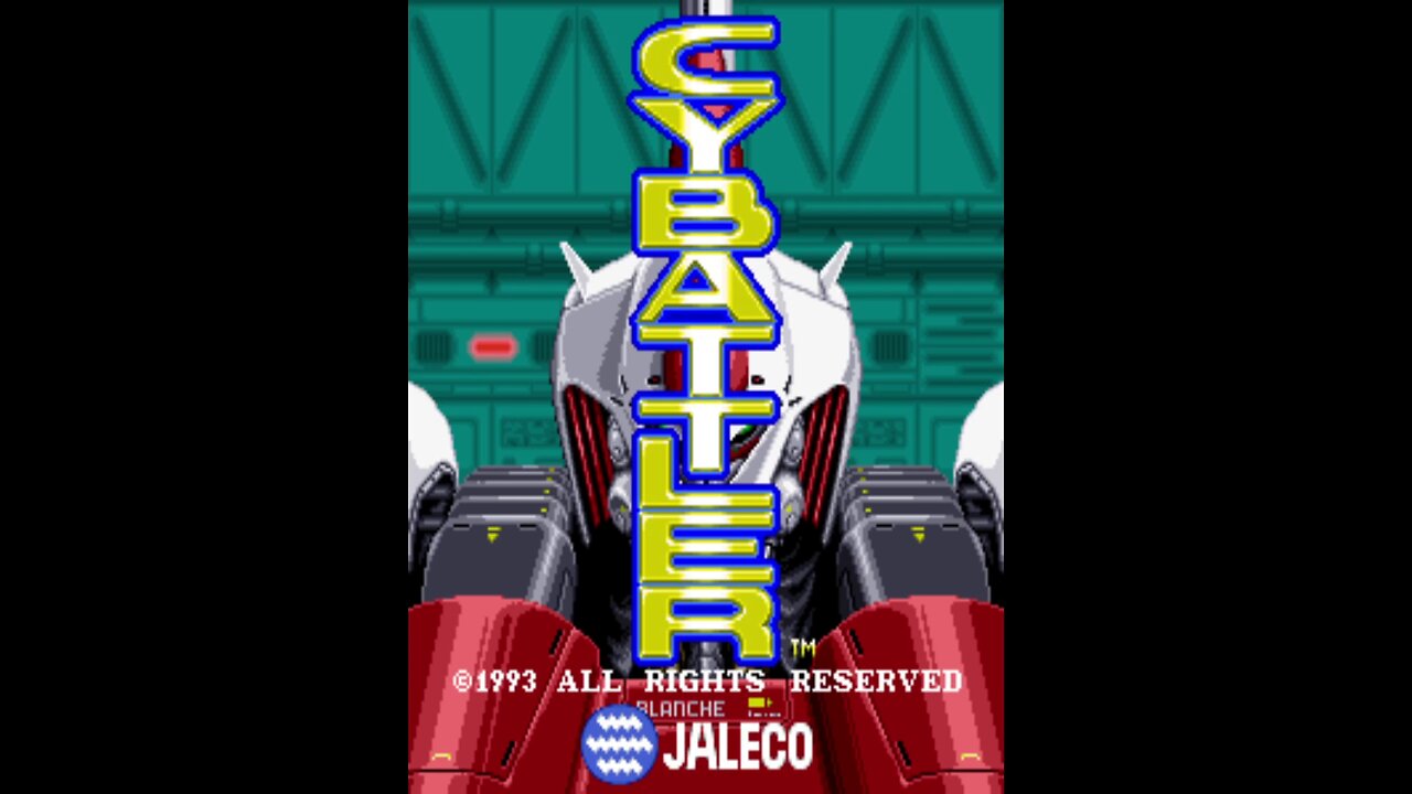 Cybattler Arcade Game, Jaleco 1993, longplay