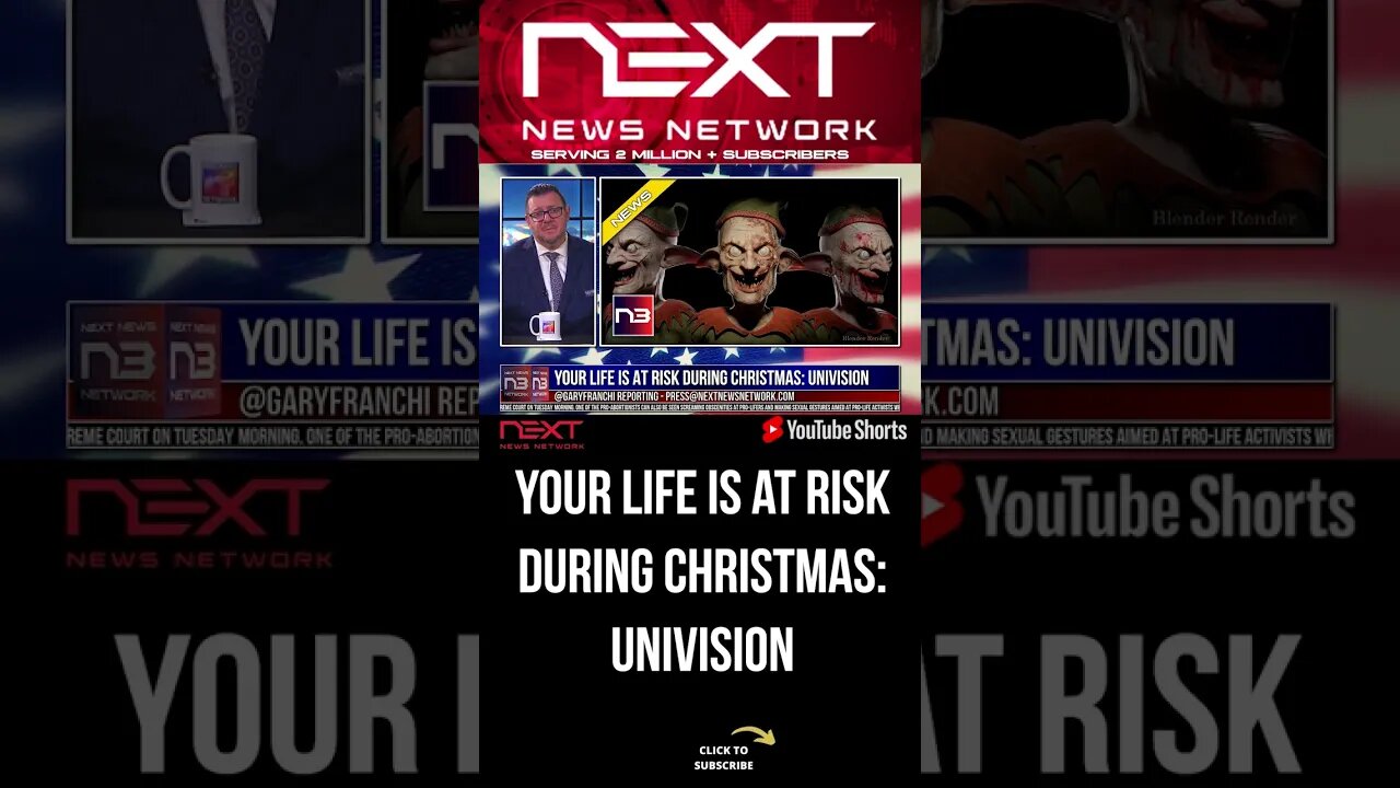 YOUR LIFE IS AT RISK DURING CHRISTMAS: UNIVISION #shorts