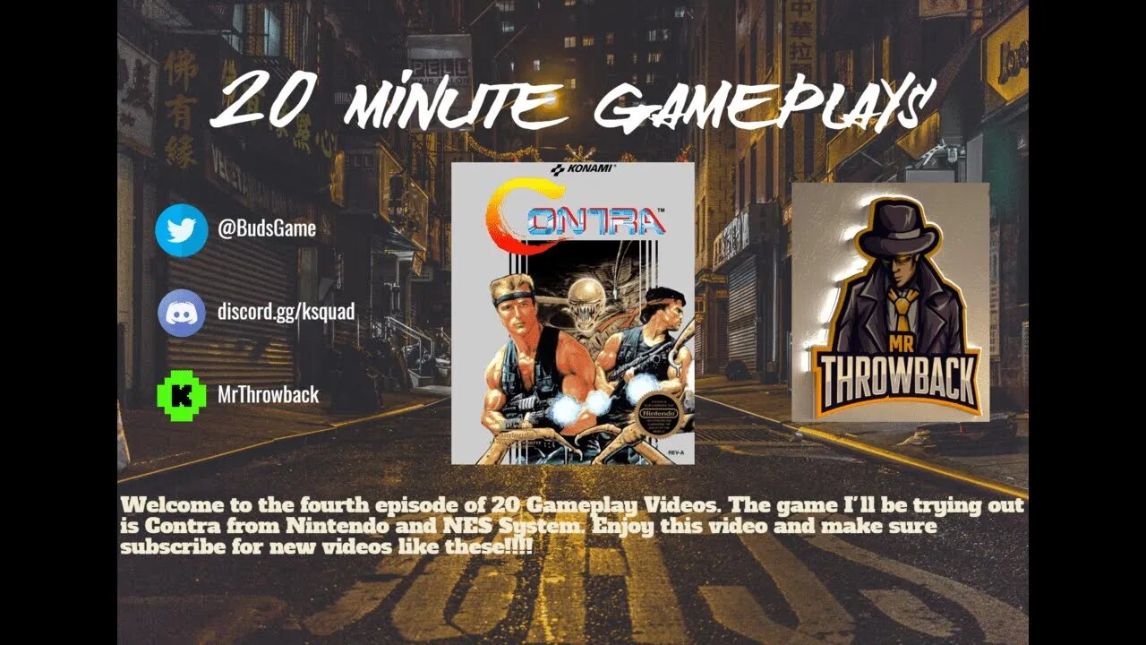 20 Minute Gameplays: Contra