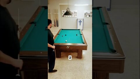 4 ball streak with a spectacular finish. #shorts #fail #pool # billiards