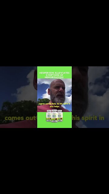 Hesperidin Alleviates Hemorrhoid Symptoms!