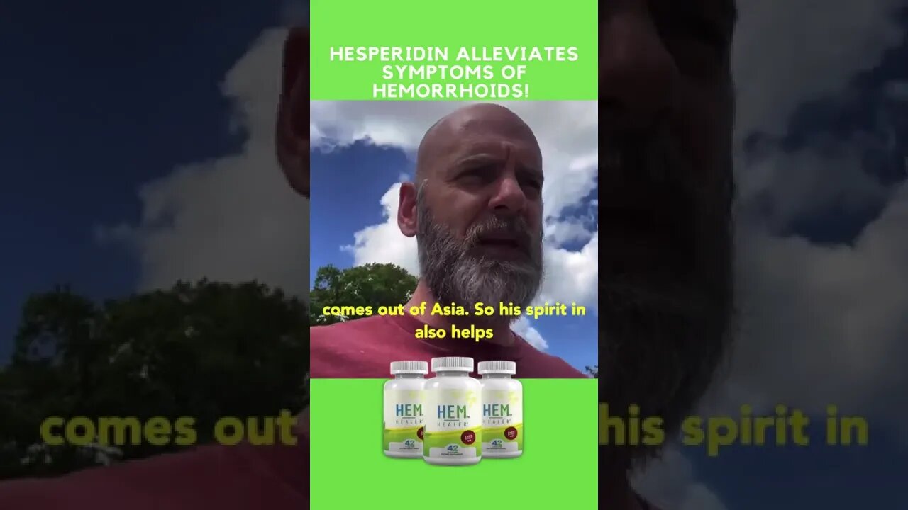 Hesperidin Alleviates Hemorrhoid Symptoms!