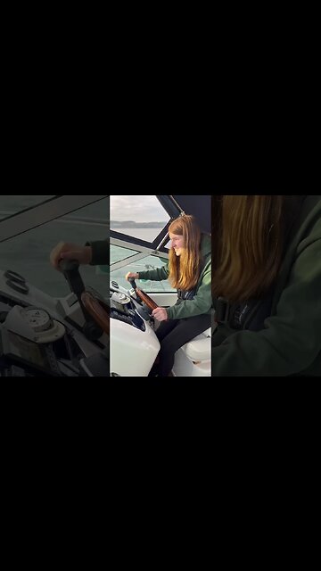 Paige driving the targa 30