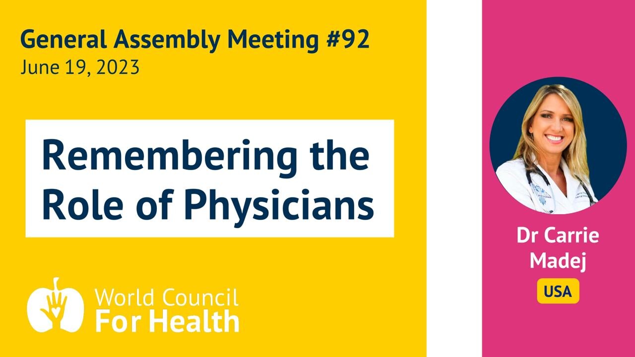 Dr Carrie Madej: Remembering the Role of Physicians