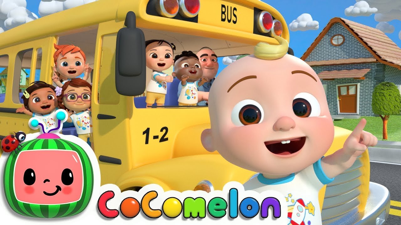 Wheels on the Bus | @CoComelon Nursery Rhymes & Kids Songs