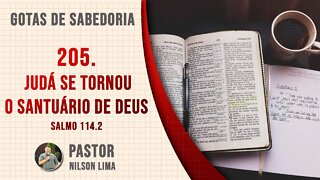 🔴 205. Judá tornou-se um santuário - Salmo 114.2 - Pr. Nilson Lima #DEVOCIONAL