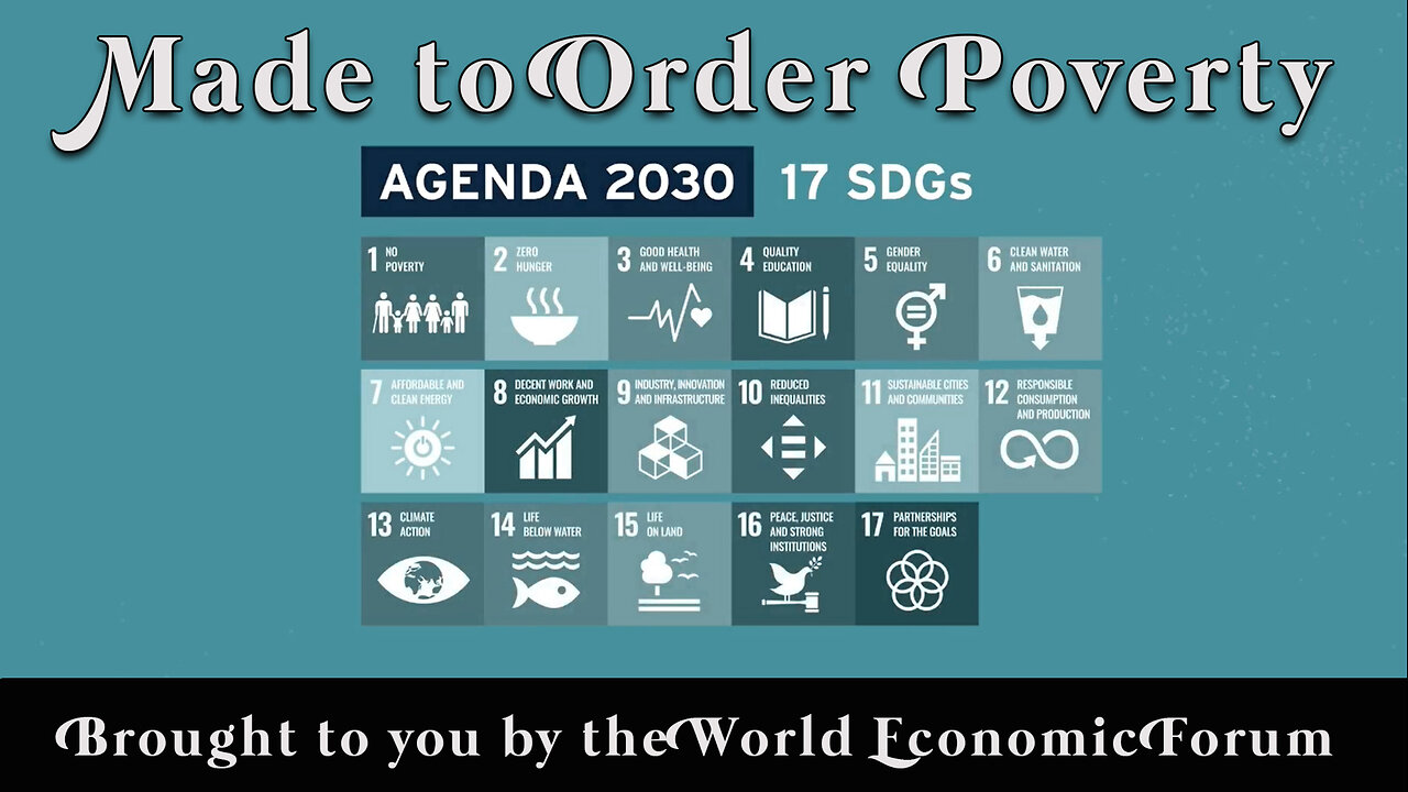 Agenda 2030 and the Man-made Food Crisis: MUST WATCH!