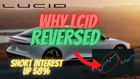 WHY LCID REVERSED 🔥🔥 SHORT INTEREST UP 58% 🚀 CPI UPDATE $LCID