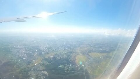 flying over the Philippine sea than over Japan heading toward Narita international airport from USA