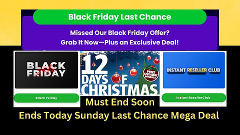 Missed Our Black Friday Offer Grab It Now—Plus an Exclusive