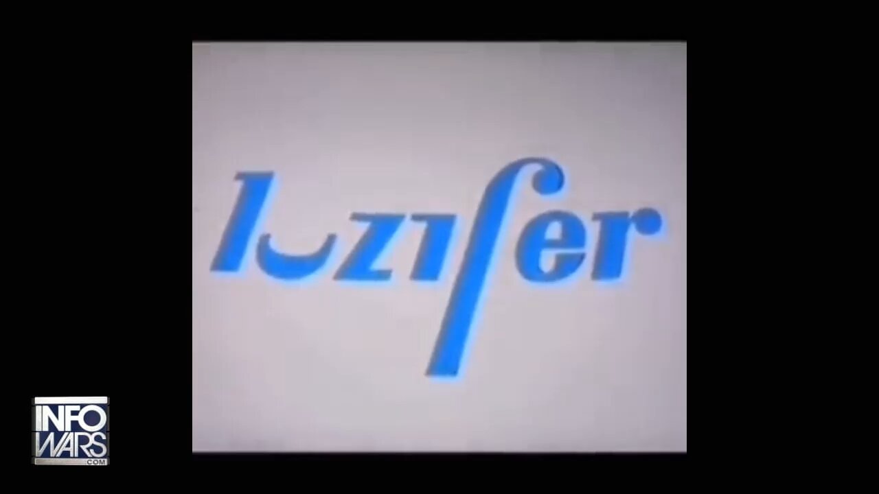 Pfizer Logo Rearranged To Spell Luzifer