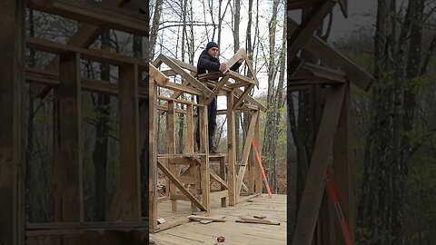 House made of pallets #camping #bushcraft #survival #building Part - 3