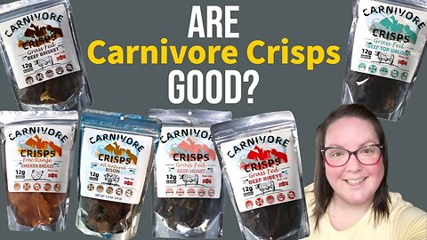 Carnivore Crisps ... How do they taste?!