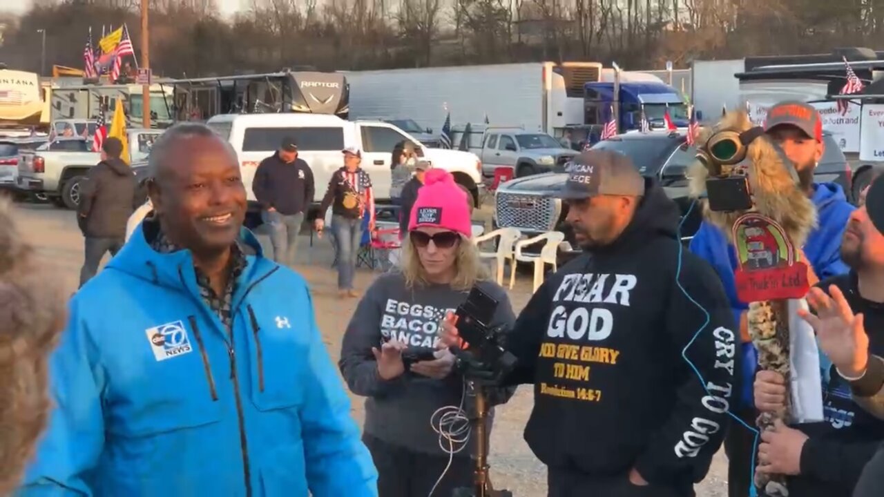 People's Convoy Protest 3.5.2022 Hagerstown Maryland Truckers are REAL Thousands Freedom Fighters IRL