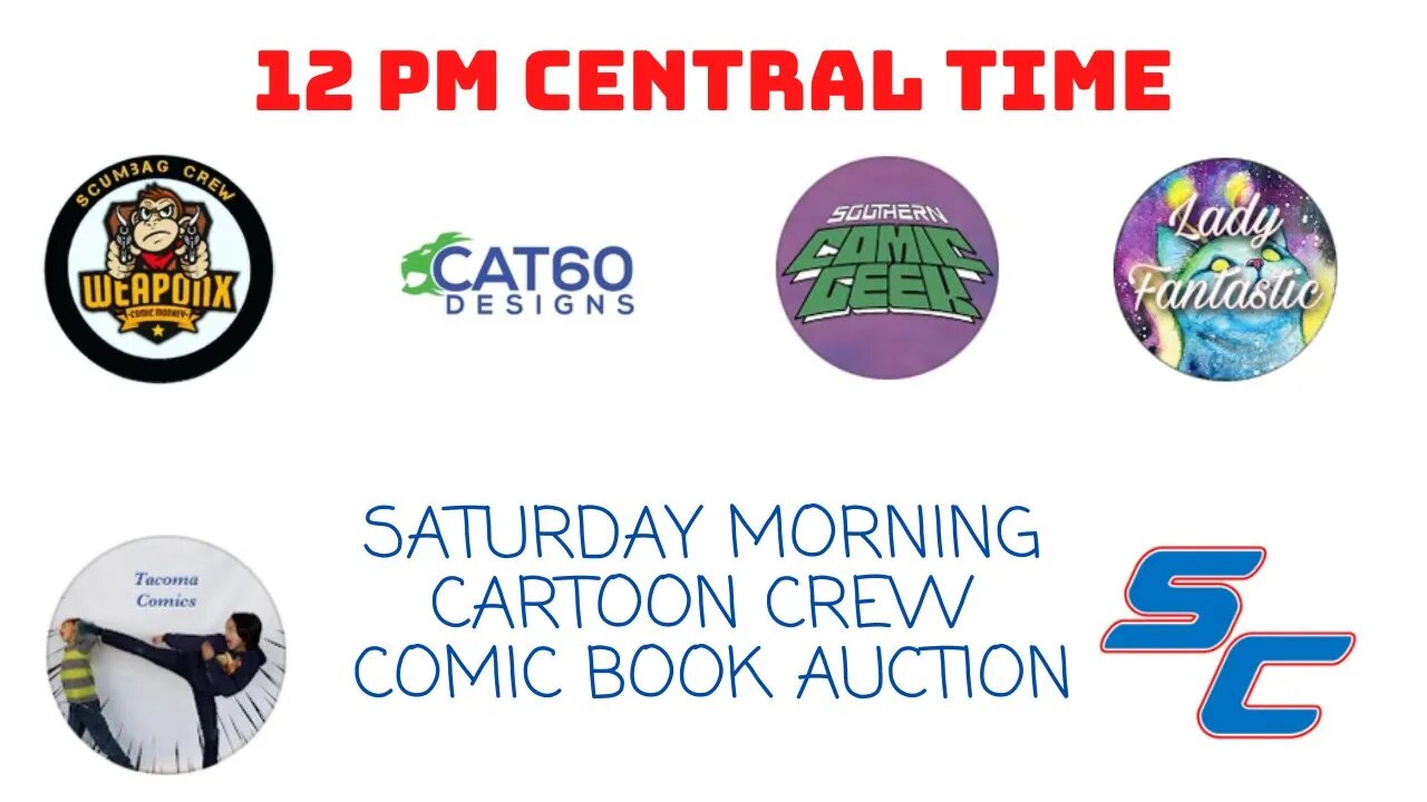 SATURDAY MORNING CARTOON CREW COMIC BOOK AUCTION ON THE CHEAP $$