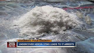 17 suspects arrested in undercover heroin bust