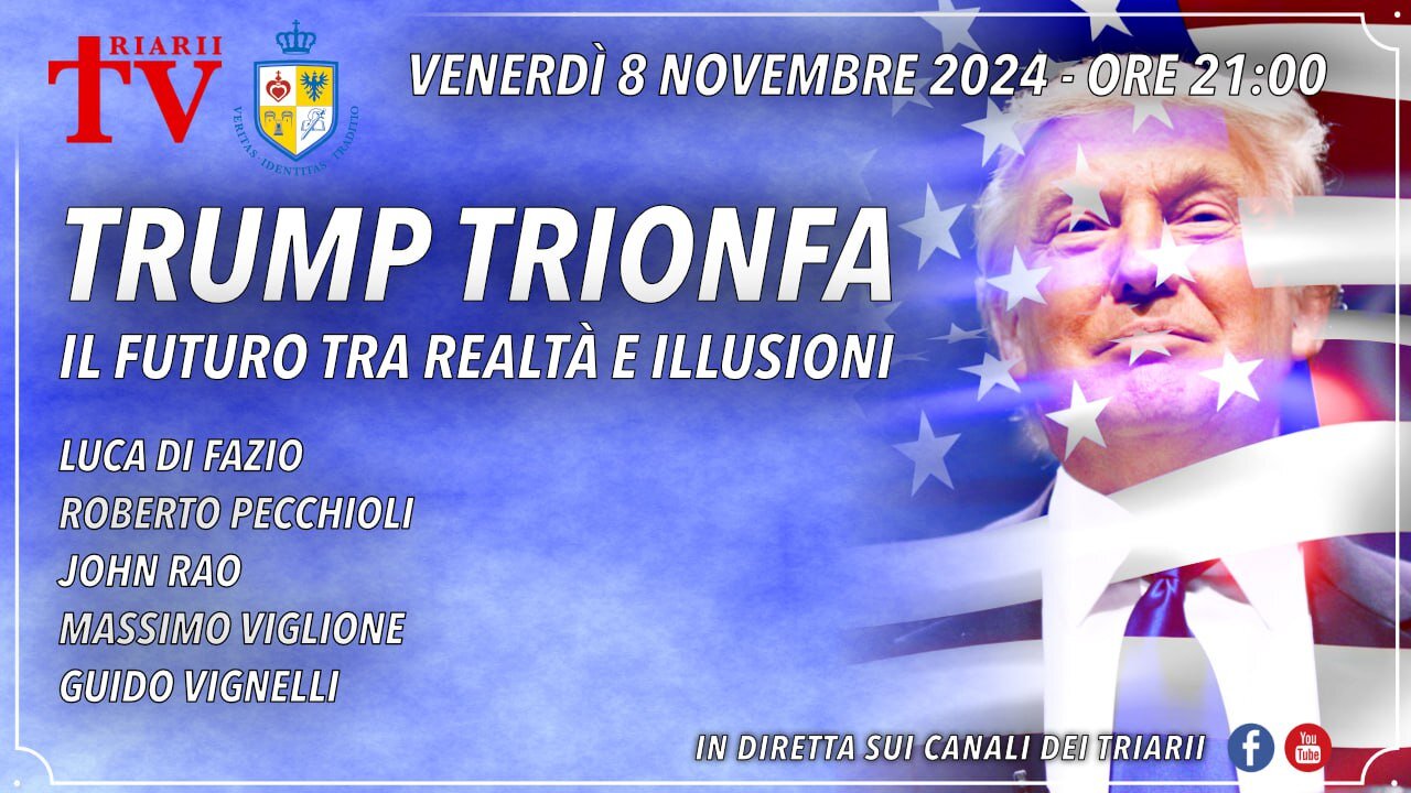 TRUMP TRIONFA, IL FUTURO TRA REALTÀ E ILLUSIONI. DI FAZIO, PECCHIOLI, RAO, VIGLIONE, VIGNELLI