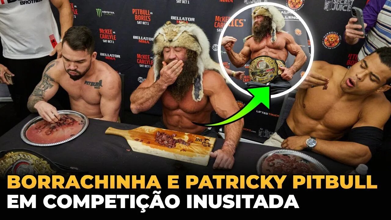 BORRACHINHA E PATRICKY PITBULL SÃO SUPERADOS EM COMPETIÇÃO DE COMER FÍGADO!!