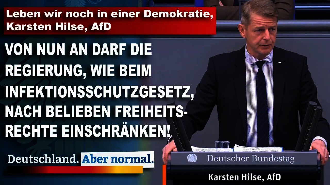 Leben wir noch in einer Demokratie, Karsten Hilse, AfD