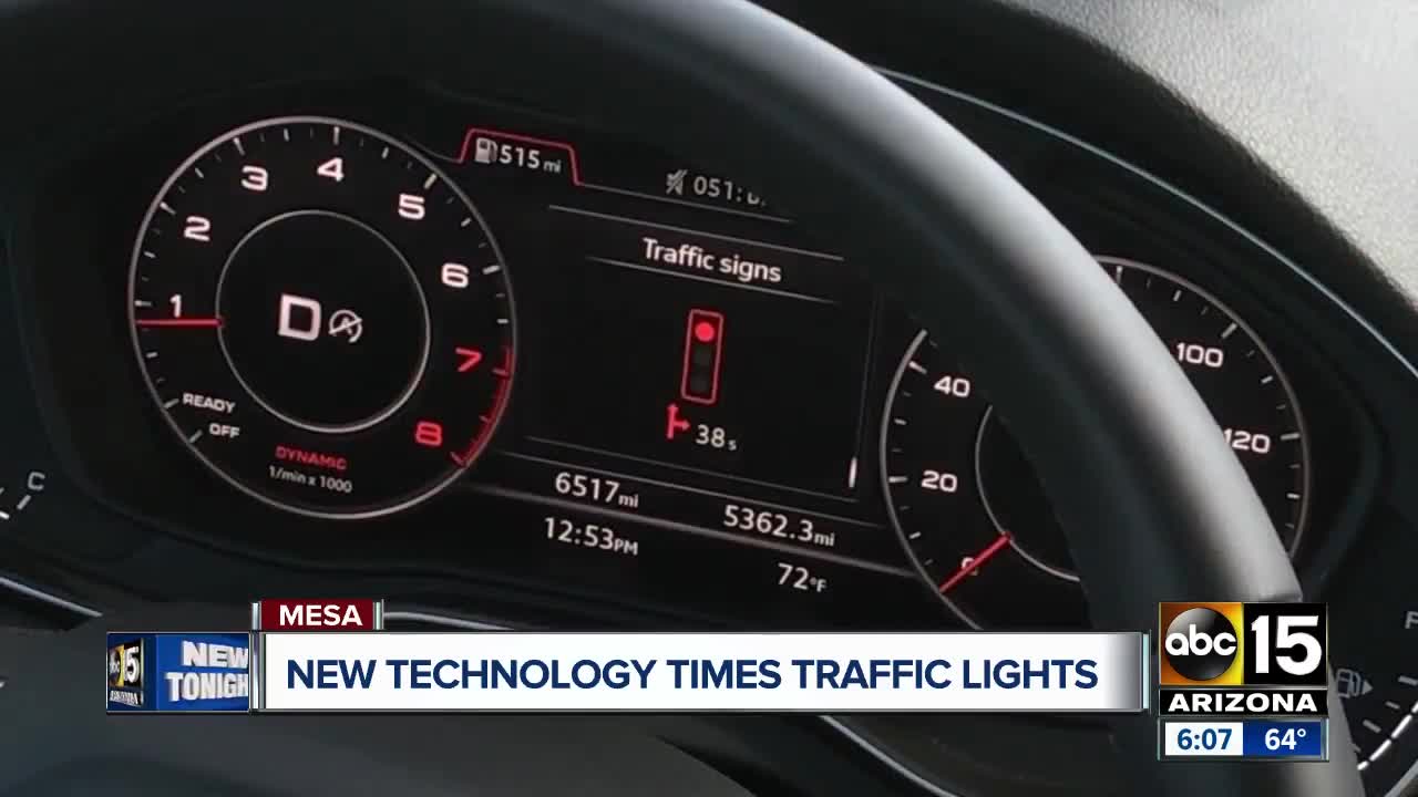 New technology times traffic lights for drivers