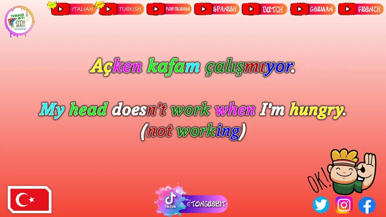 New Turkish Sentences! \\ Week: 8 Video: 3 // Learn Turkish with Tongue Bit!