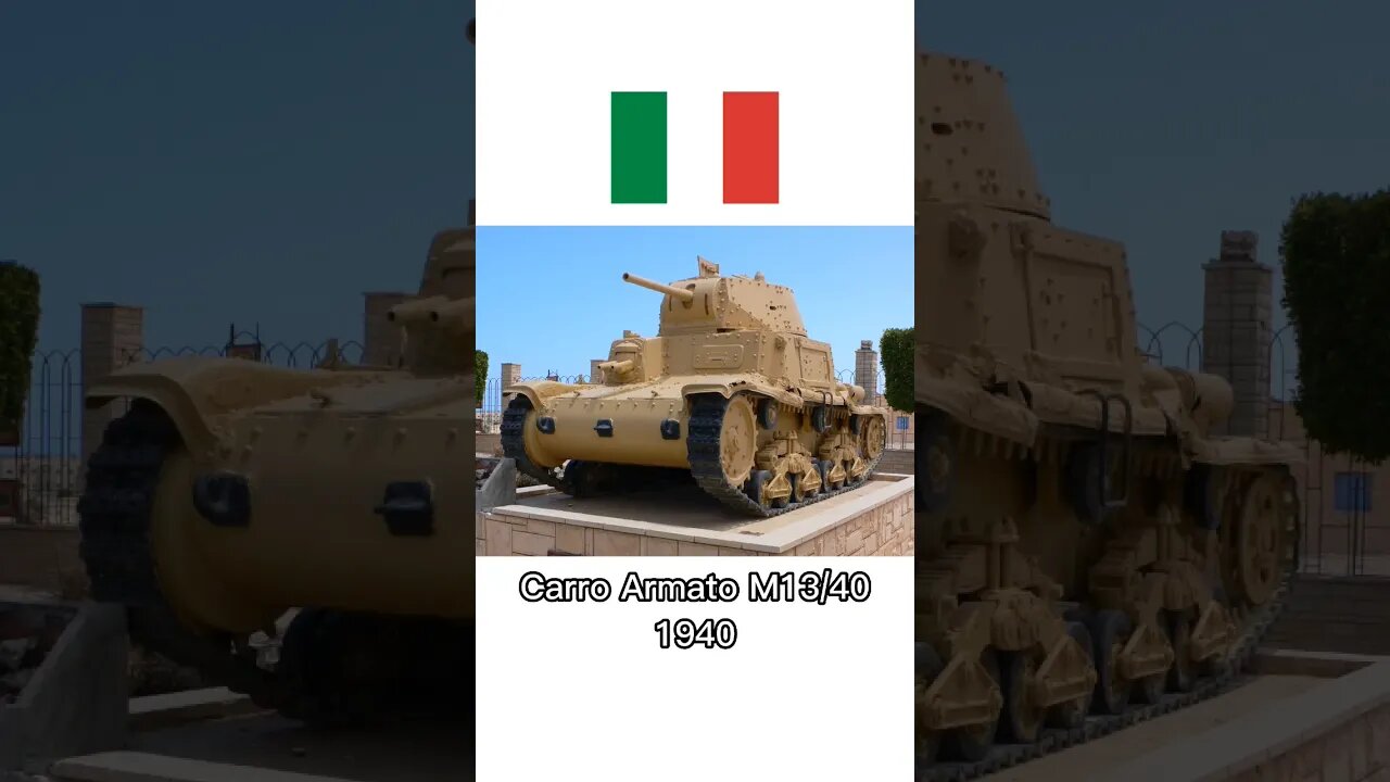 evolution of Italy tank #military #tank #italy #shorts