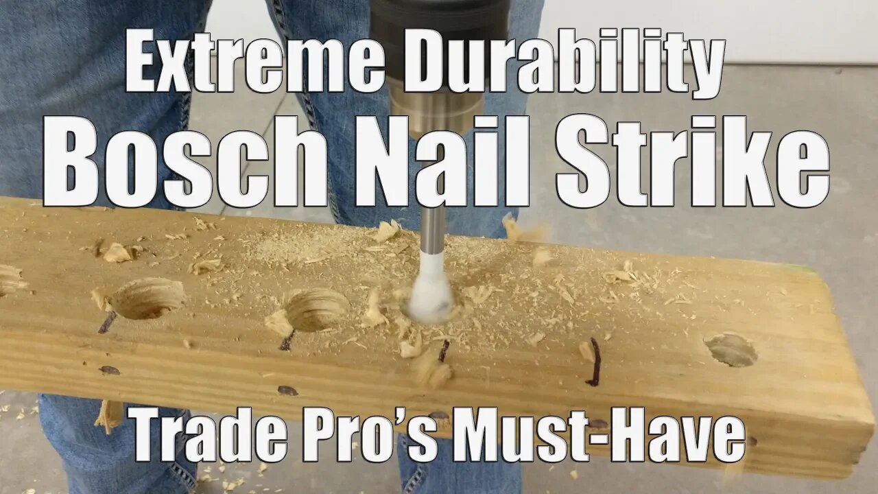 Bosch Nail Strike Wood-Boring Bit For Electricians Mechanical & Plumbing Trades