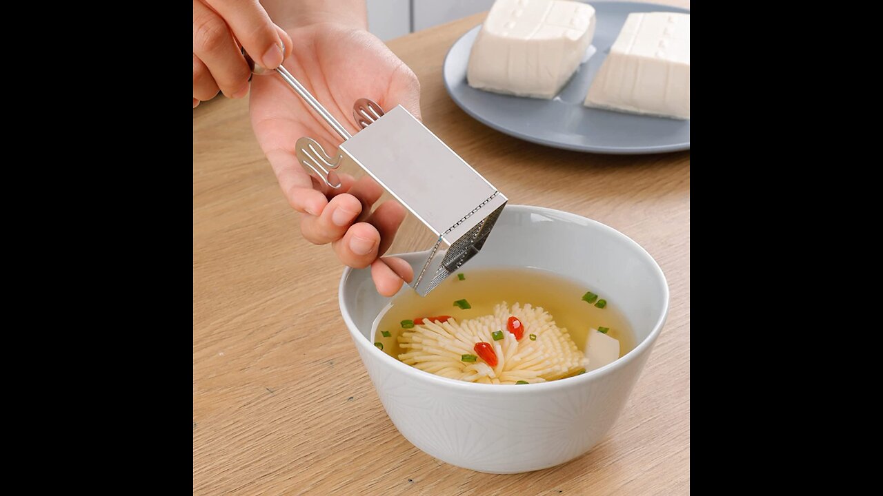 Handy Square Manual Press Tofu Cheese Slicer 😍 Cool Gadgets