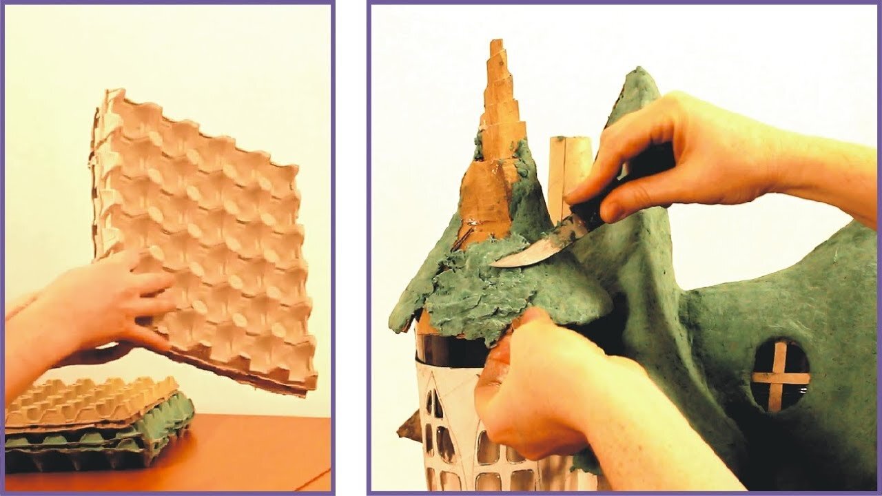 ❣DIY Paper Clay Using Egg Cartons❣