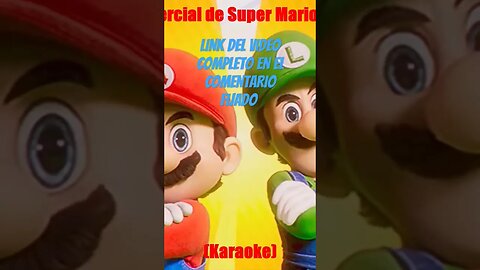 Comercial de Super Mario Bros (Karaoke) #shorts