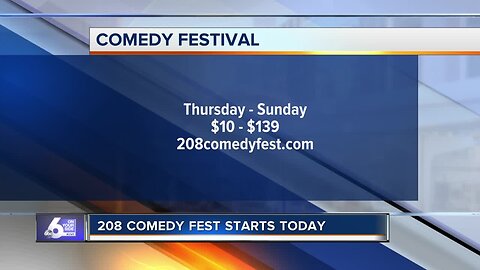 208 Comedy Fest kicks off Thursday