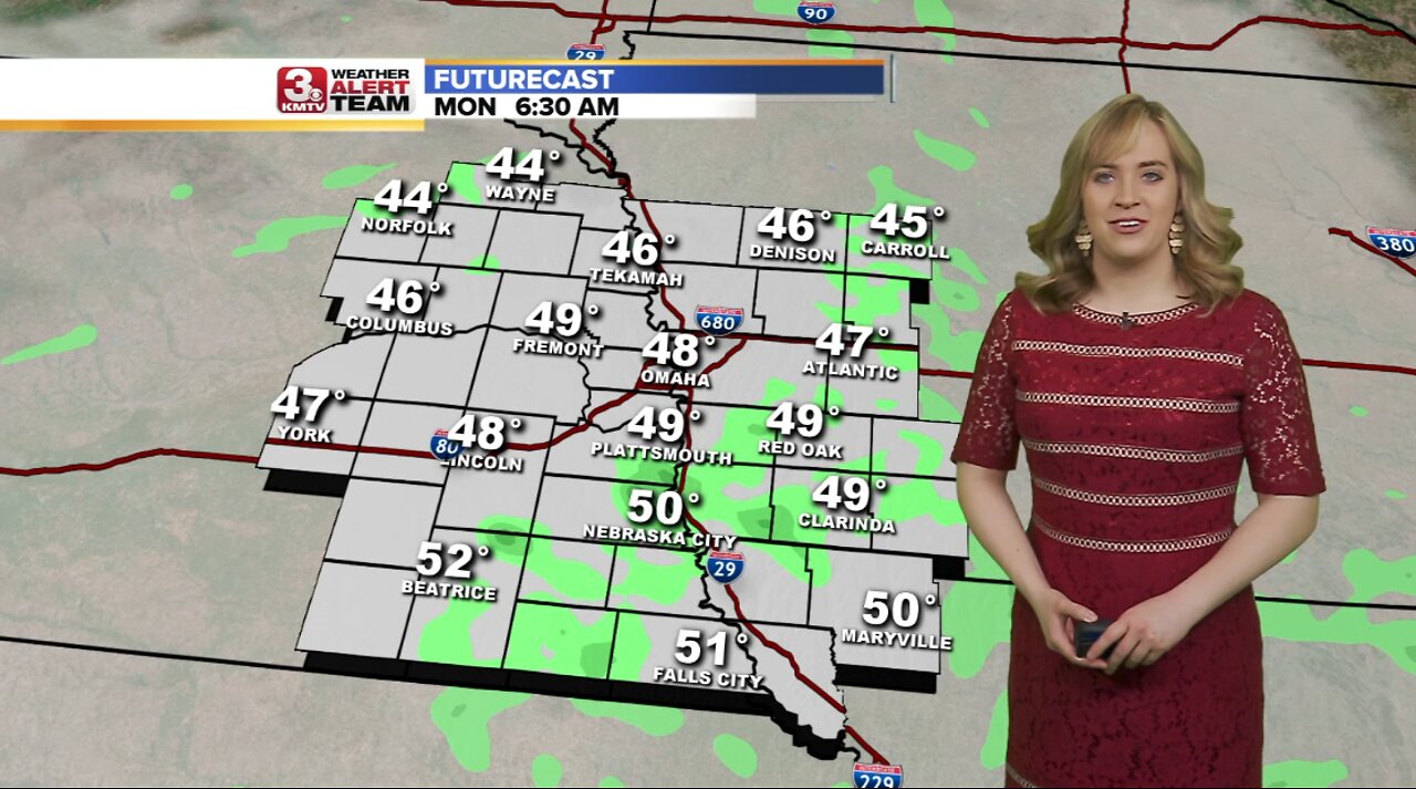 Audra's Monday Forecast