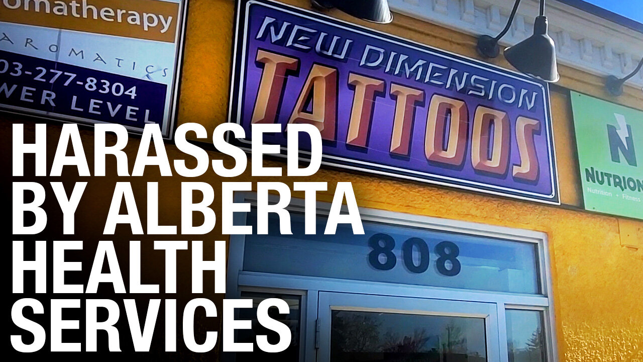 “Alienated” from Alberta Health: New Dimension Tattoos followed mask bylaw, ticketed anyway