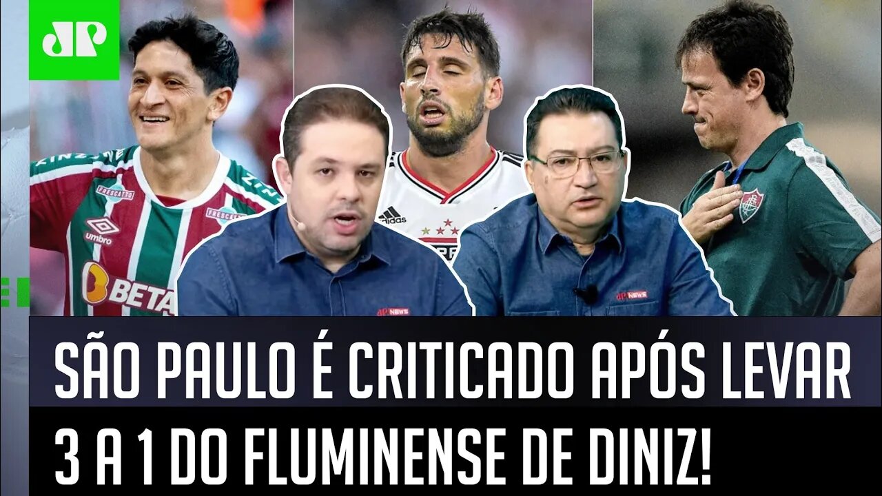 "FOI UM ATROPELO! O São Paulo LEVOU UM BAILE do Fluminense do Diniz e..." SPFC é CRITICADO após 3x1!