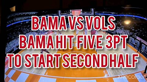 BAMA VS VOLS BBALL