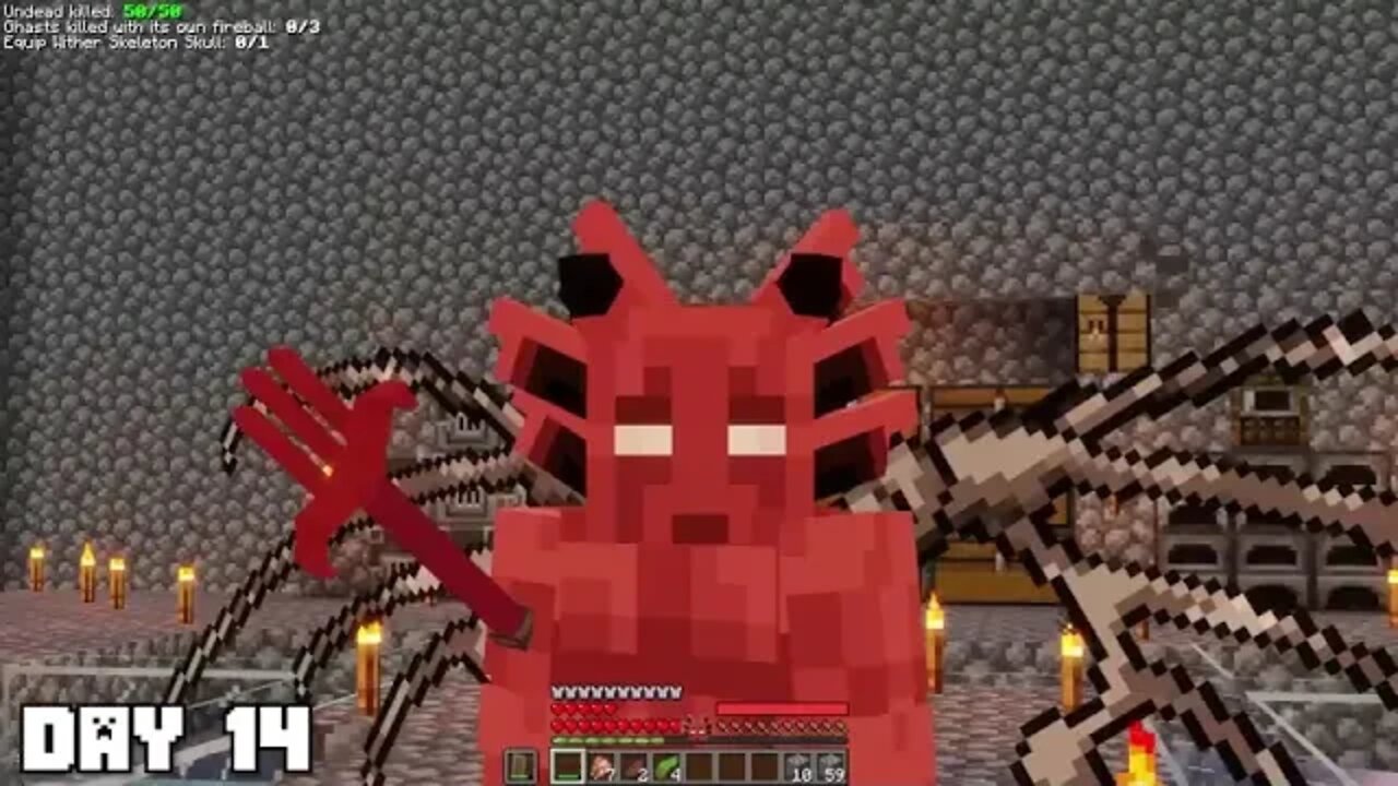 I Survived 100 Days as a DEVIL in Minecraft