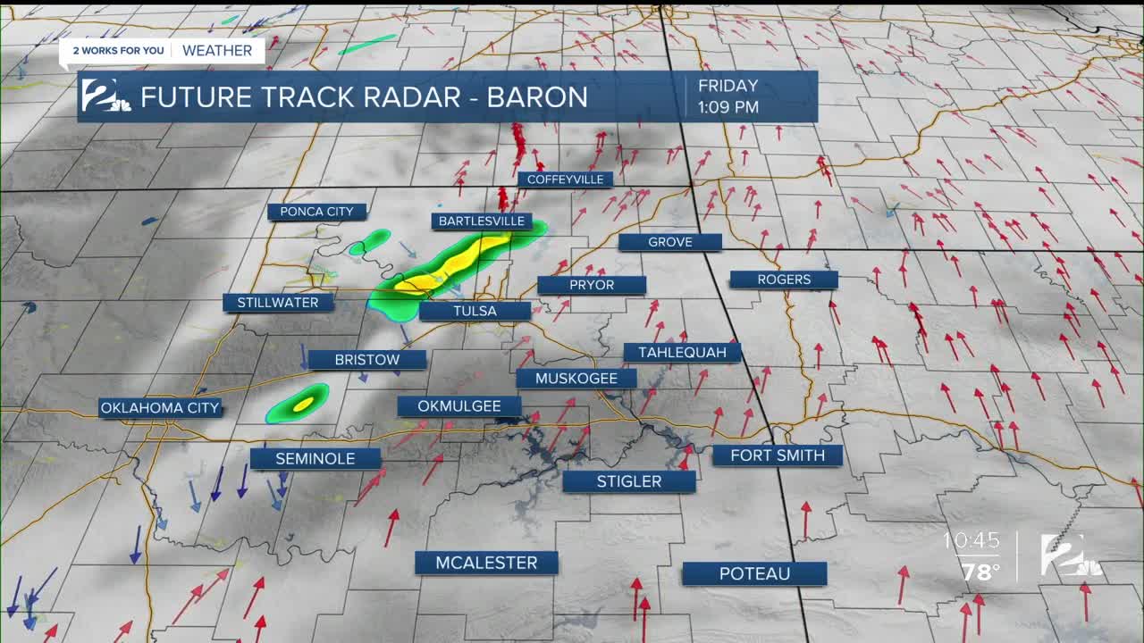 Friday 10pm Weather