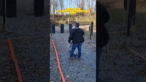 Richmond BGC #uspsa December match Stage 5 Fred #unloadshowclear #idpa