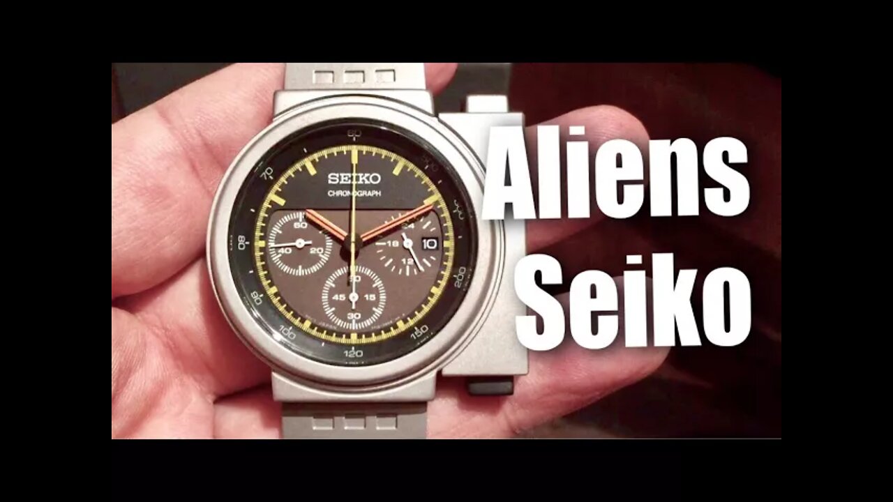 Seiko Giugiaro Design Spirit Smart SCED035 Limited Edition Aliens Movie Watch