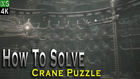 Scorn - How To Solve That Annoying Crane Puzzle! | Xbox Series X | 4K 60FPS