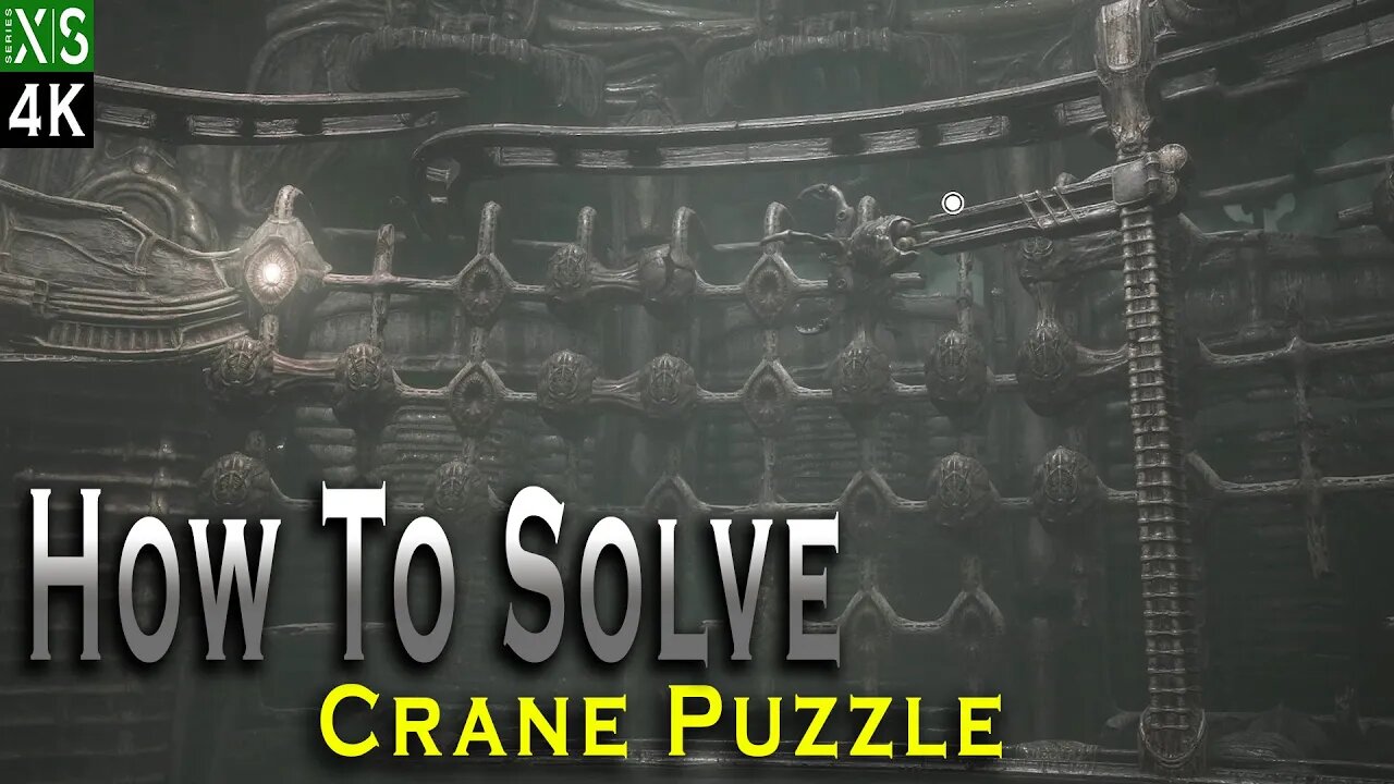 Scorn - How To Solve That Annoying Crane Puzzle! | Xbox Series X | 4K 60FPS