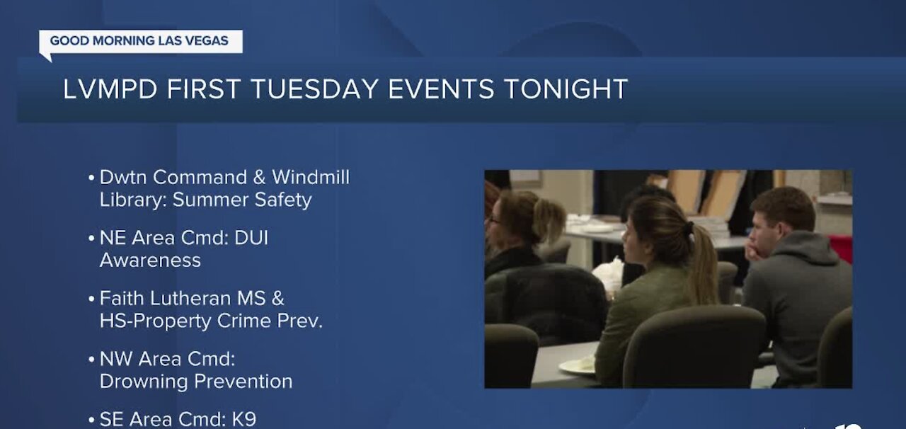 First Tuesday events tonight