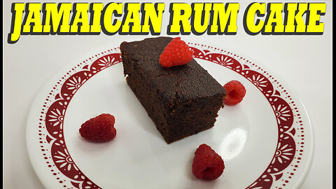 Traditional Jamaican Christmas Black Fruit Cake.