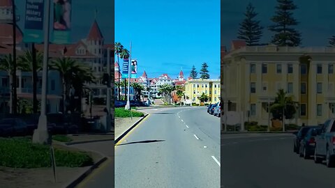 Driving through the streets of Coronado,passing famous hotel #shorts #travel #vanlife #trending #usa